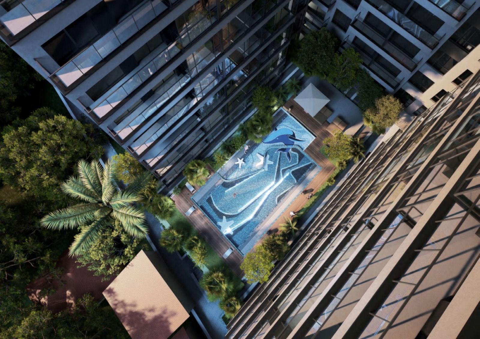 Prime location of Riara Oasis near The Junction Mall and Riara Group of Schools.