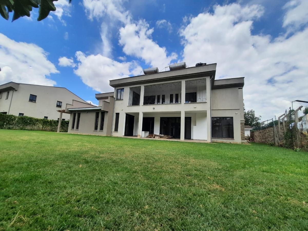 Modern multi-story six bedroom mansion in Nairobi featuring private balconies and secure perimeter