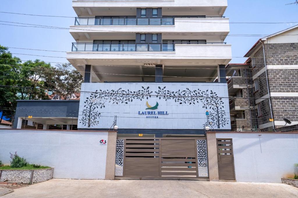 Elegant interior lounge of Laurel Hills Upper Hill apartments.