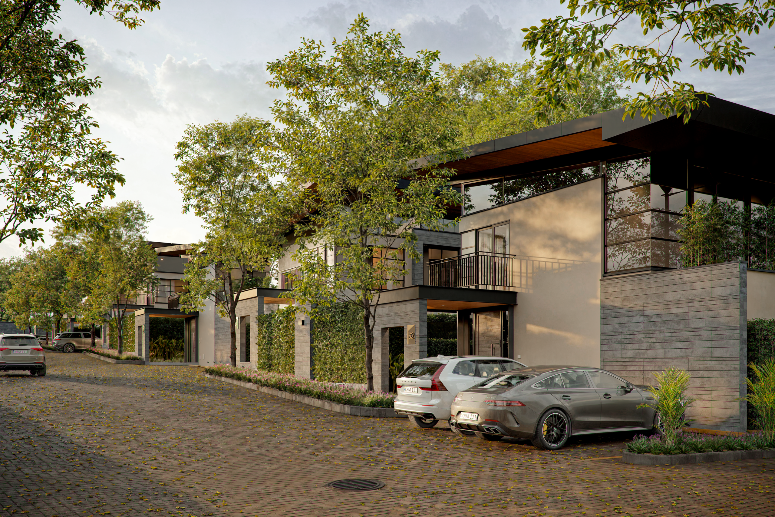 37 by Ineza Estate modern apartment exterior