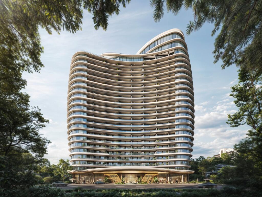 Modern exterior of Cheval Apartments Riverside Drive Nairobi