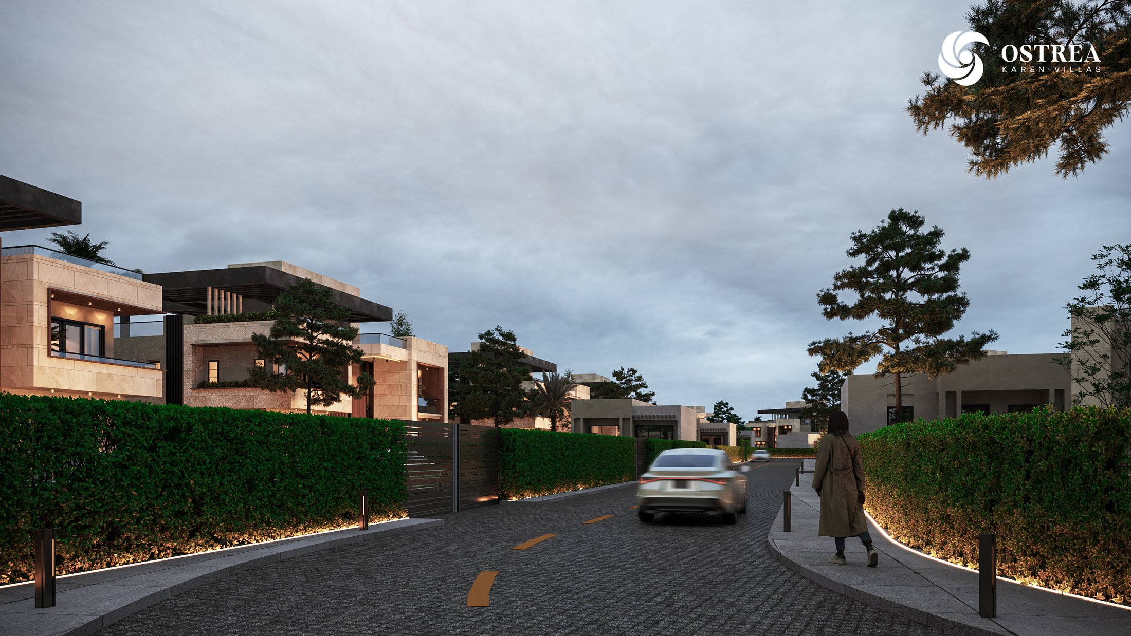 Luxury 5-bedroom Ostrea Karen Villas for sale featuring modern AI smart home technology.