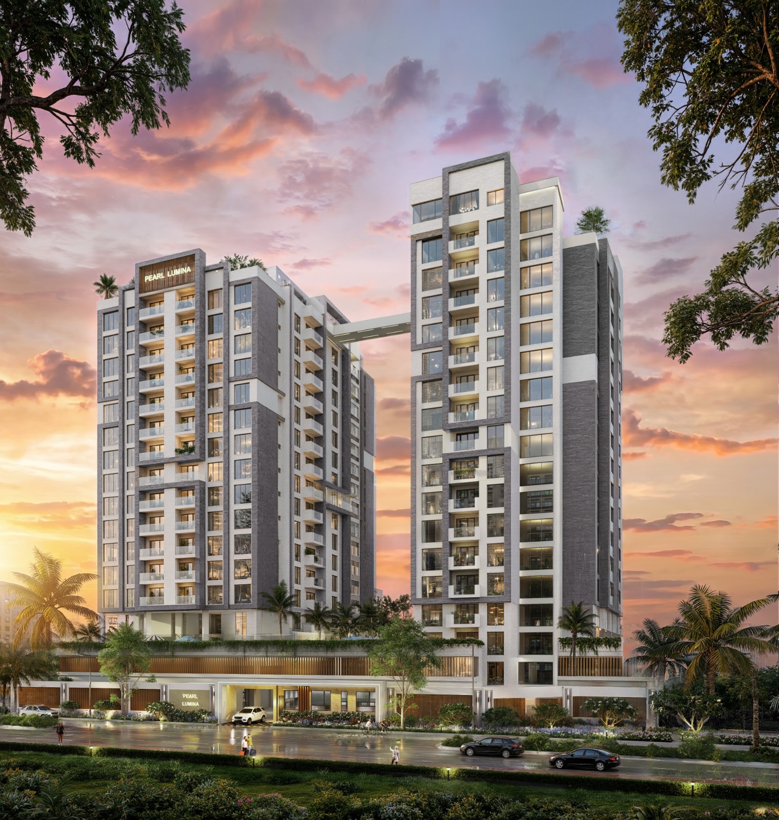 Interactive map highlighting Pearl Lumina’s proximity to Nexus Mall and Westlands, Nairobi.