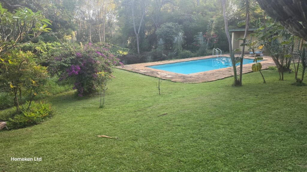 Swimming pool on Karen Nairobi property for sale