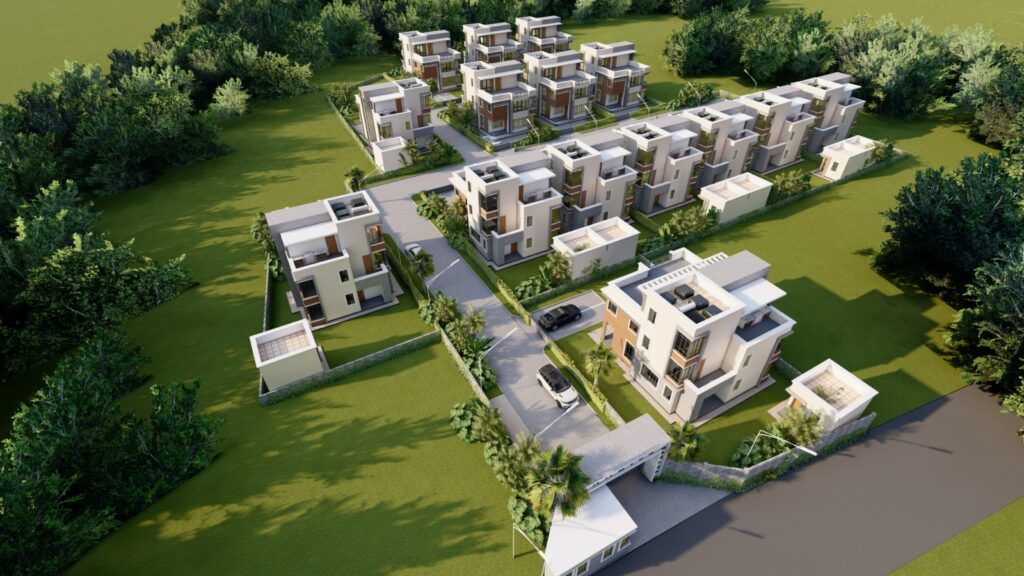 Modern 4-bedroom townhouse with contemporary finishes and private garden along Karen to Olkeri road