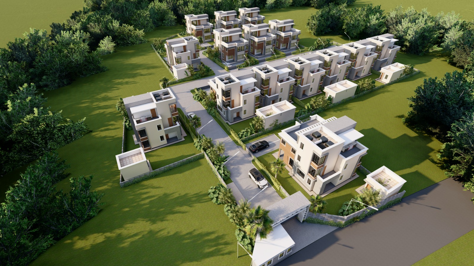 Modern 4-bedroom townhouse with contemporary finishes and private garden along Karen to Olkeri road
