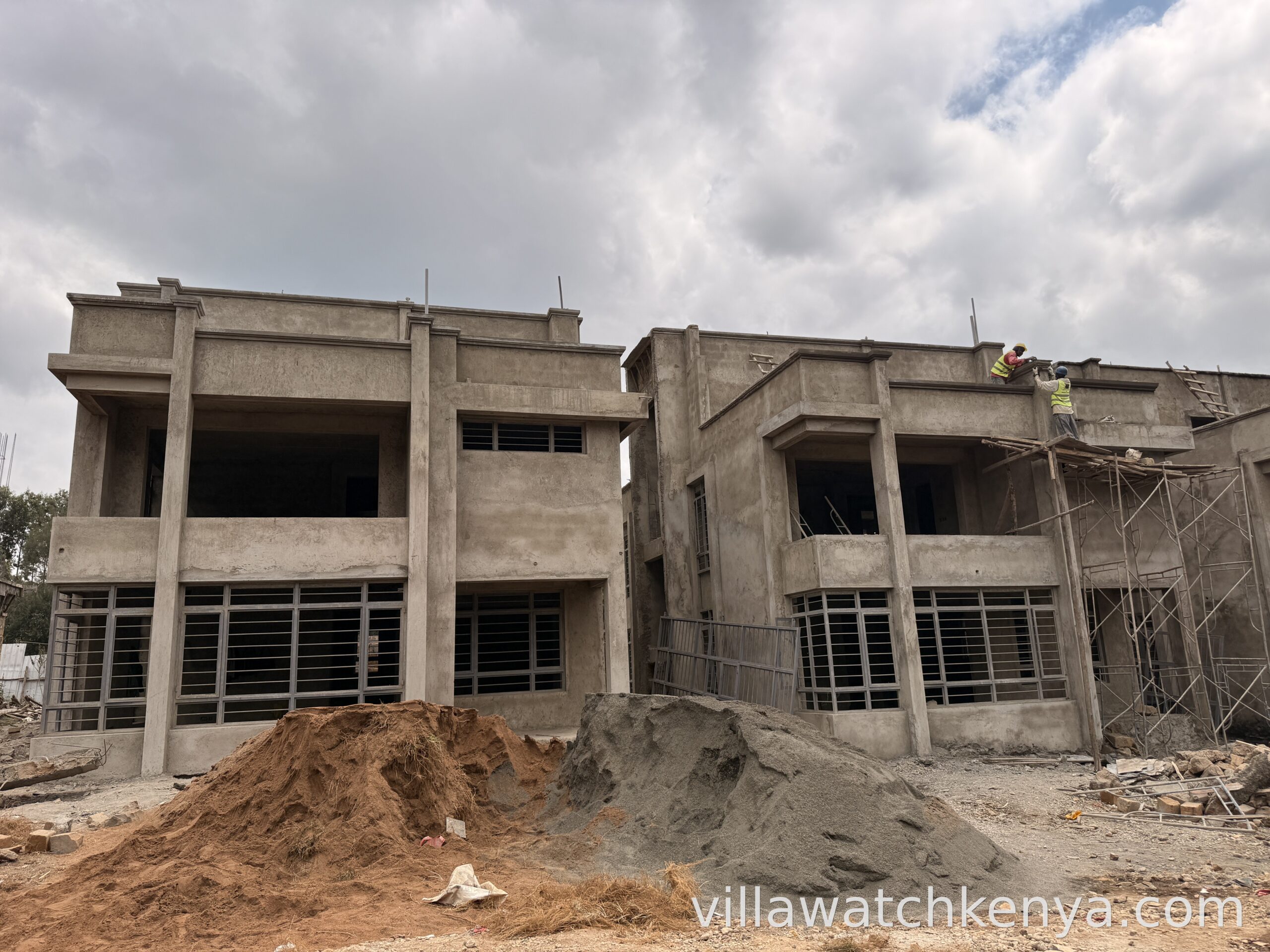 Structure finishes in progress