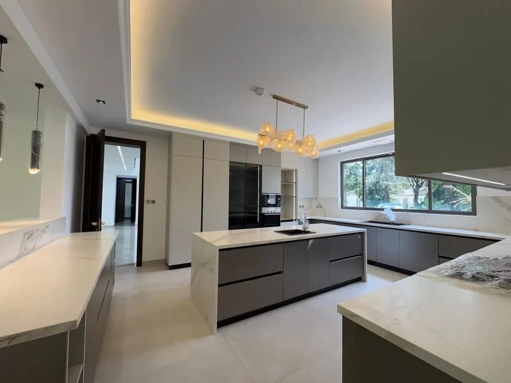 Fully fitted modern kitchen karen house