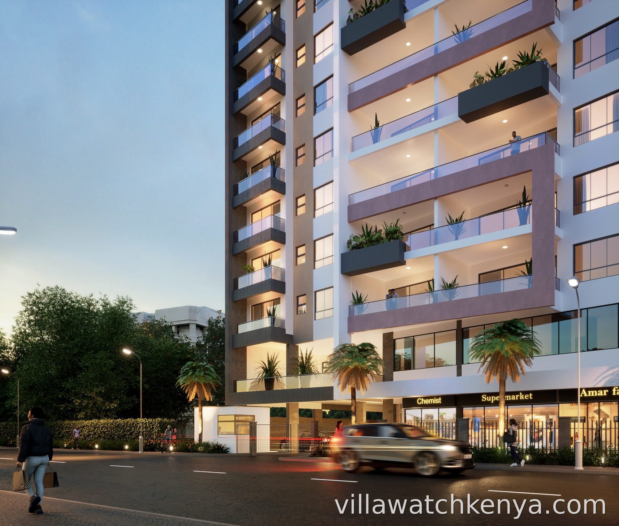 Prime Parklands location of Gazebo Apartments Nairobi