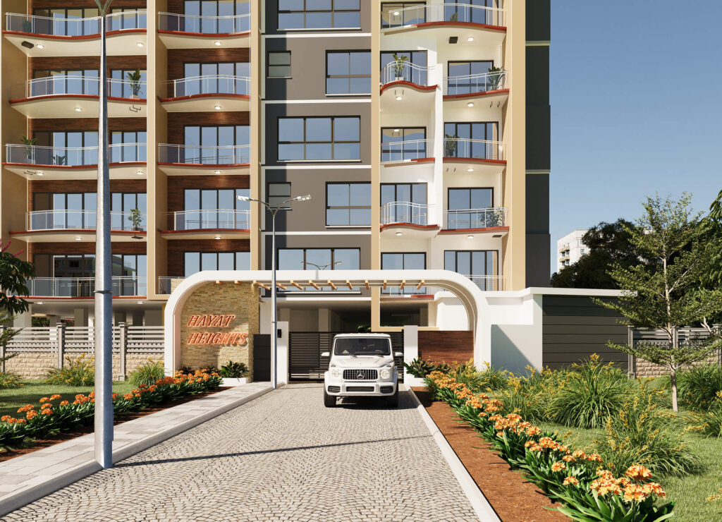 Modern Hayat Heights Apartments in Kilimani, Nairobi.