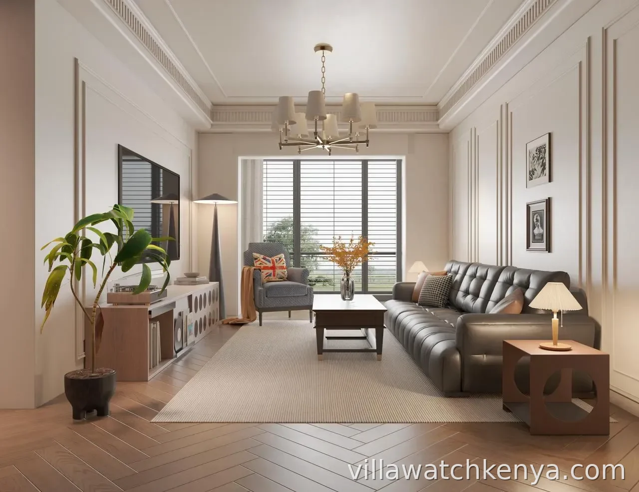 Modern high-rise Lido Gardens Apartments building on Chania Avenue, Kilimani Nairobi
