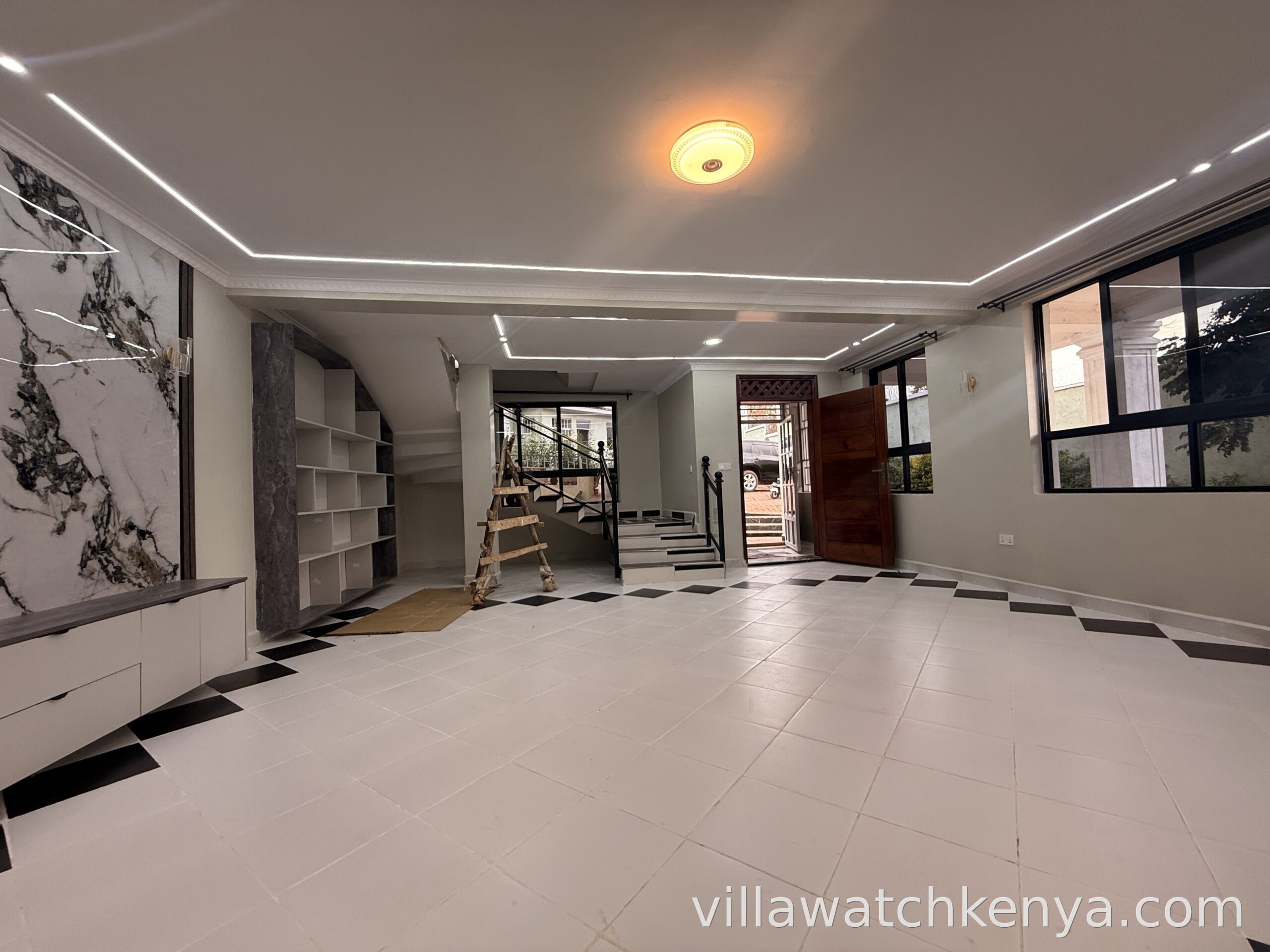 Master bedroom with en-suite in 4-bedroom house Runda near Sabis International School
