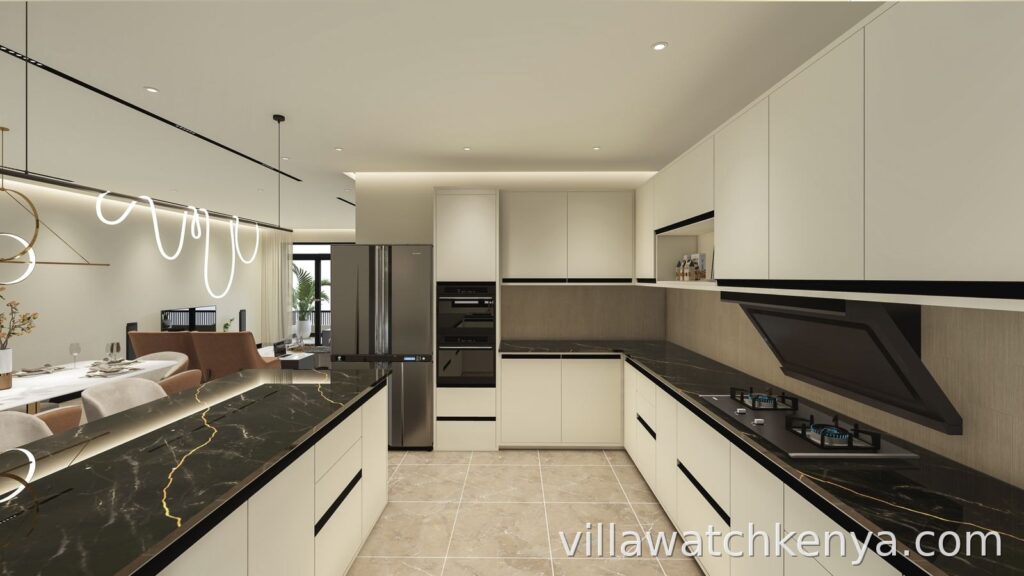 Fully fitted modern kitchen with premium finishes Hookwood Residencies Sports Road Westlands