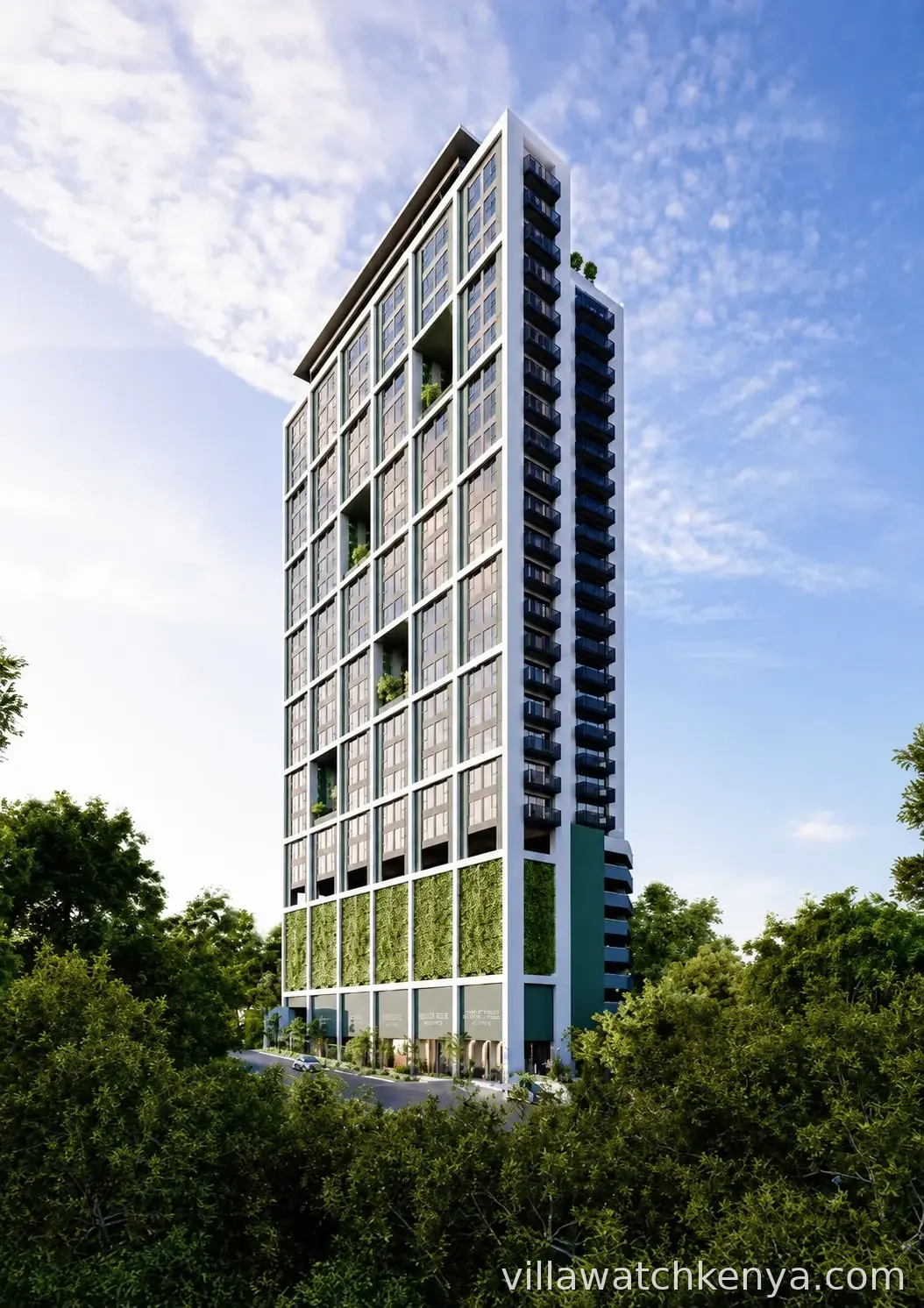 luxurious adress in riverside-terreno apartments