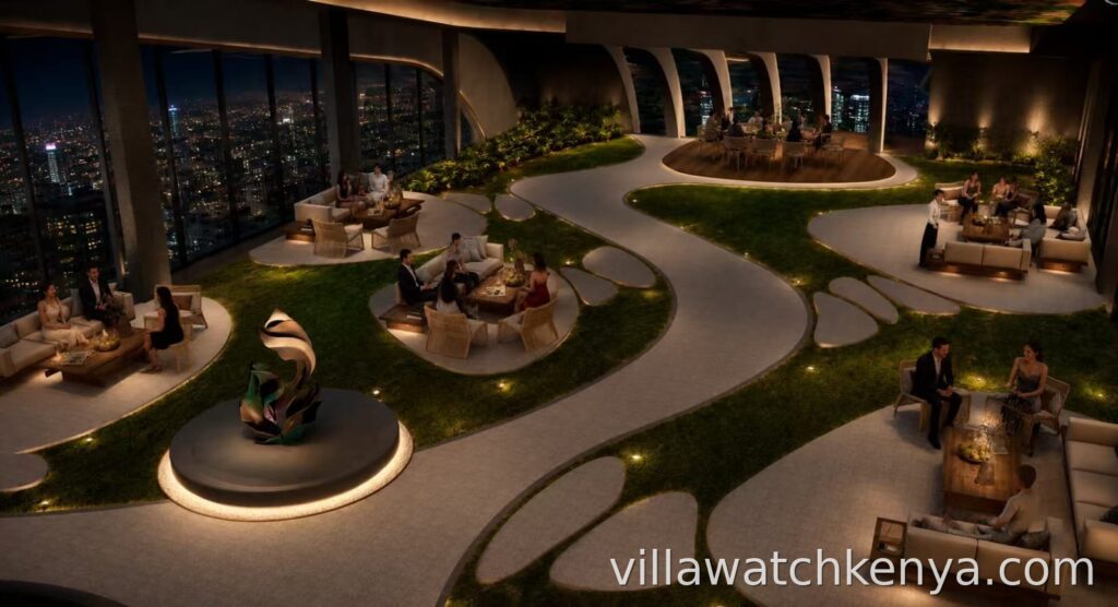 Landscaped courtyard approximately 600 sqm at Santorini Residences Westlands
