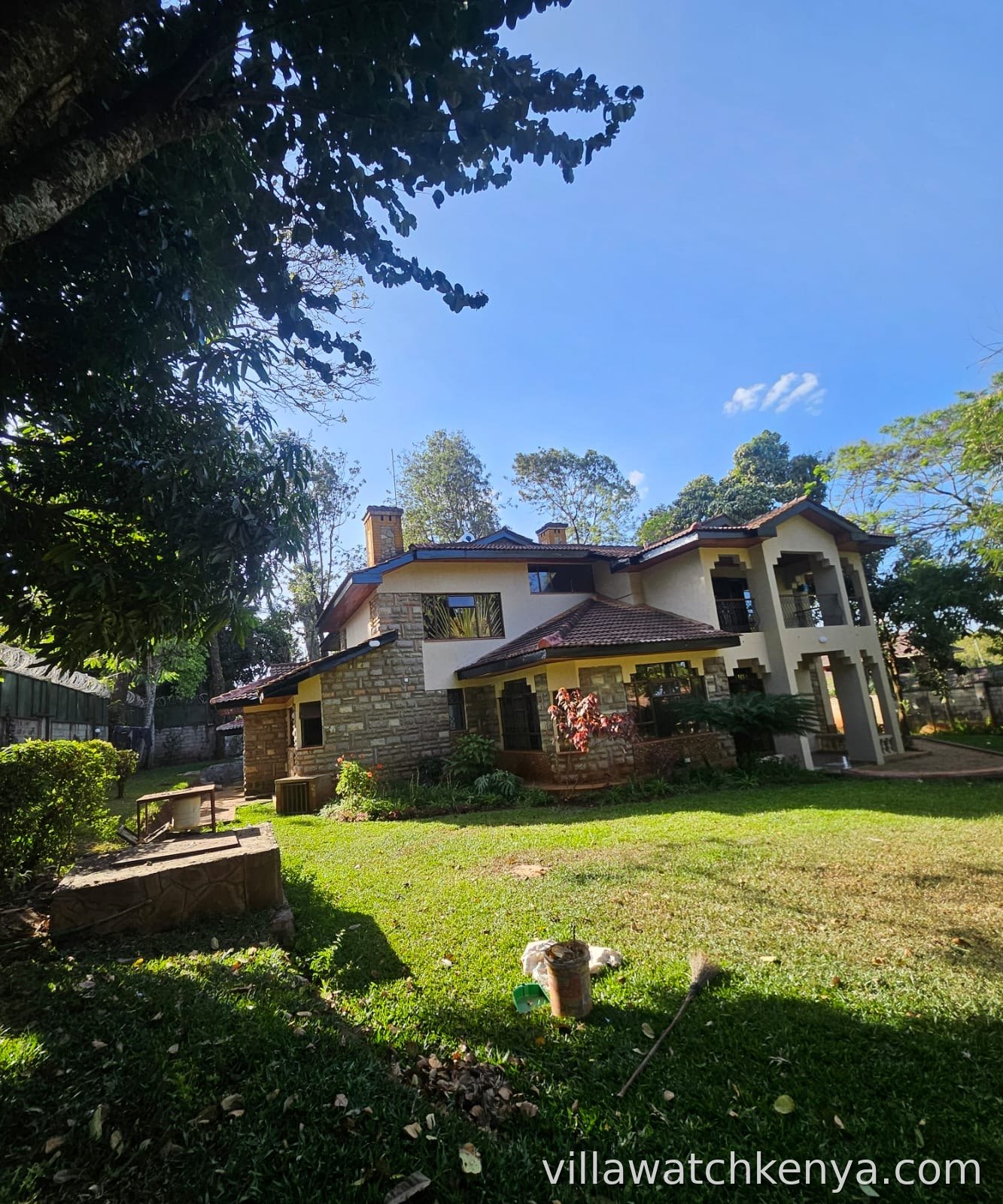 a standalone home on a half acre
