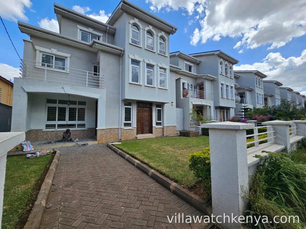 5 bedroom townhouse Lavington gated community with electric fence and manned gate