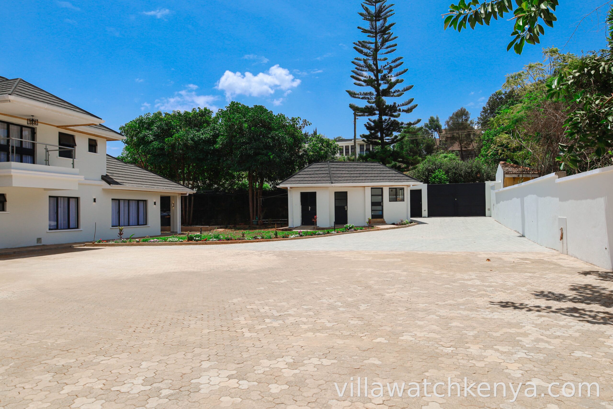 Spacious living area in a Runda mansion