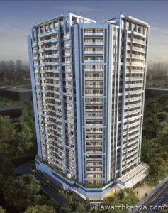 Amto View serviced apartment exterior in Westlands