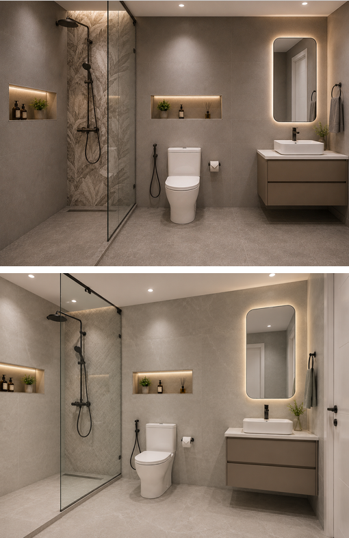 Avero Residences Westlands modern bathroom